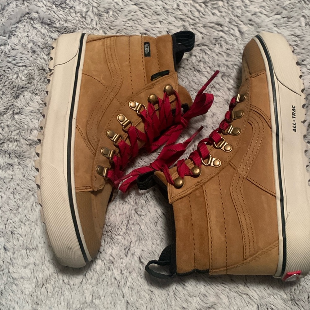 Vans high tops with all trac sole